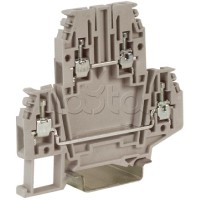 Зажим клеммный проходной 2.5 кв.мм DKC ZDB100GR