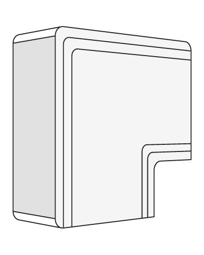 Угол плоский NPAN 80x60 мм DKC 01744 в Сургуте Аксессуары для кабель-канала Pintop.ru