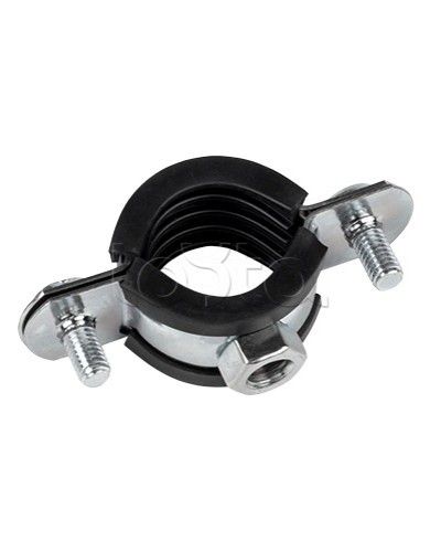 Хомут стальной 3/8 (15-19 мм), с уплотнителем EKF (hsu1038) в Сургуте Стяжки-хомуты Pintop.ru