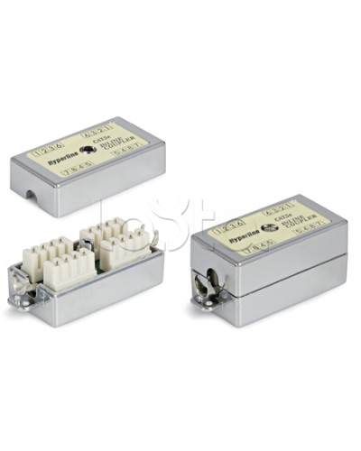 Проходной адаптер RJ-45 Hyperline CA-IDC-C5e-SH-F-WH в Сургуте Проходные адаптеры Pintop.ru