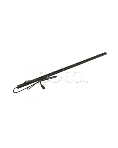 Блок розеток вертикальный черн Hyperline (SHE-32SH-BAV-3PVB) в Сургуте Блоки розеток Pintop.ru