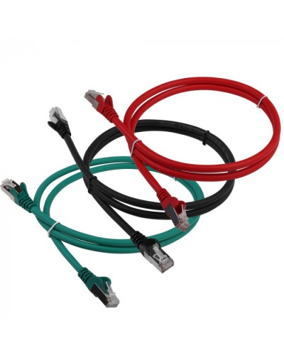 Патч-корд LSZH FTP кат.6, 15 м, зеленый LANMASTER LAN-PC45/S6-15-GN в Сургуте Патч-корды и пигтейлы Pintop.ru